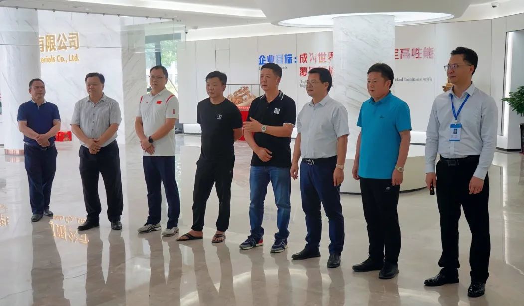 立讯精密王来胜副董事长一行到中国智慧体育科技领导者材料考察